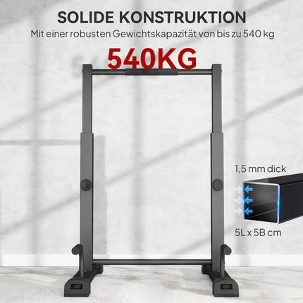 Bradla dip – nosnost 540 kg, výškově nastavitelná fitness bradla
