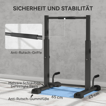 Bradla dip – nosnost 540 kg, výškově nastavitelná fitness bradla