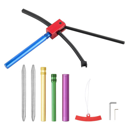 Dirt Bike Tire Changing Kit, 16–21 in, 15–25 mm Adapters, 2 Irons