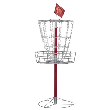 Sada disc golf s přenosným košem a 4 puttery