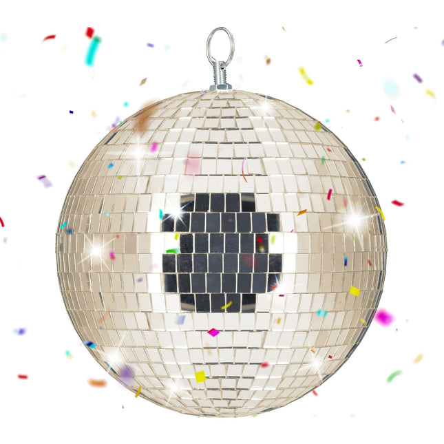 Disco koule 20 cm – stropní montáž, zrcadlový povrch