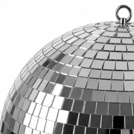 Disco Ball with Motor & Light Effects, 20 cm