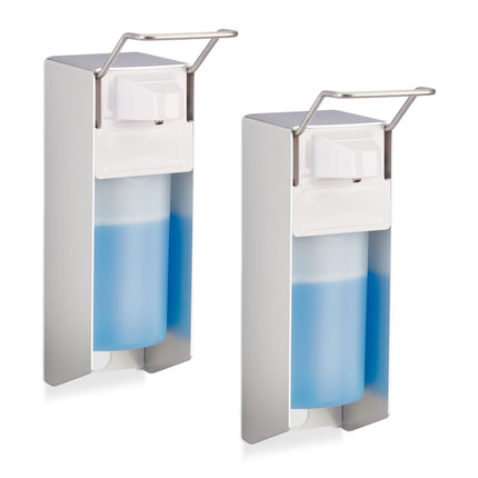 Desinfectiemiddel- en zeepdispenser, wandmontage, 500 ml