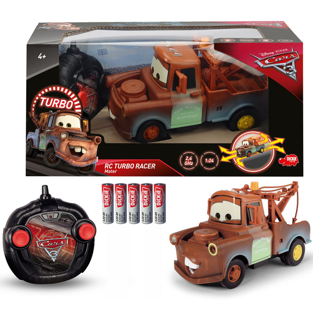 Disney Cars 3 auto na dálkové ovládání Rescue Twine Turbo Racer 1:24