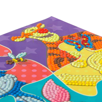 Disney Crystal Art karta Medvídek Pú puzzle, 18 x 18 cm