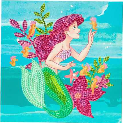 Disney Princess Crystal Art karta Ariel