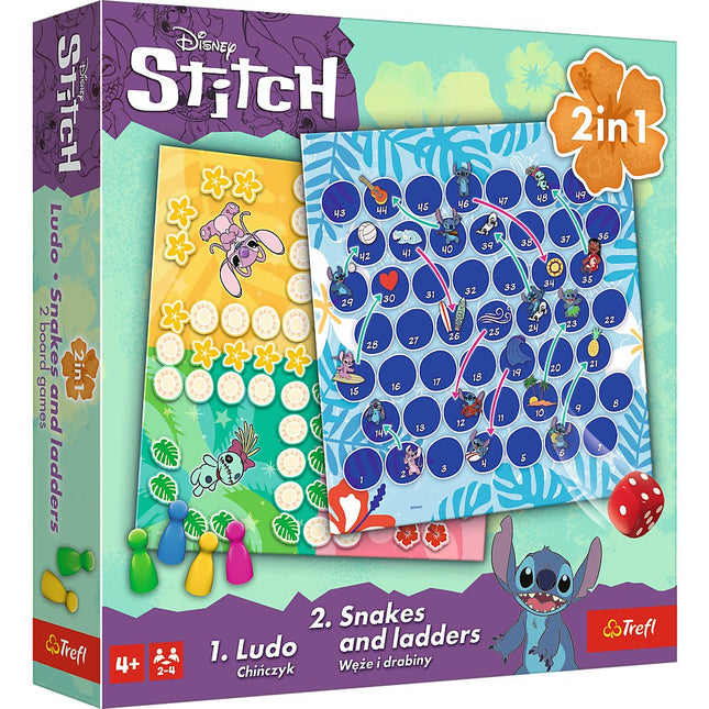 Disney Stitch 2-in-1 Board Game with Lilo