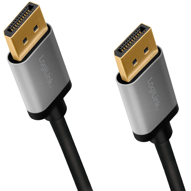 Kabel DisplayPort 4K/60Hz hliník 1m