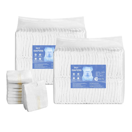 Disposable Female Dog Diapers XS, 96 Count, Leak-Proof