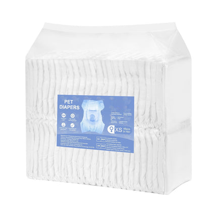 Disposable Female Dog Diapers XS, 96 Count, Leak-Proof