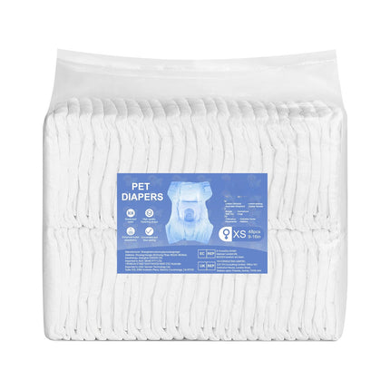 Disposable Female Dog Diapers XS, 96 Count, Leak-Proof