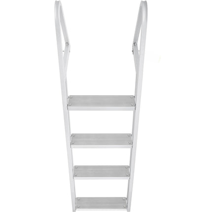 Dock Ladder, Removable 4-Step Aluminum, 350 lb Capacity