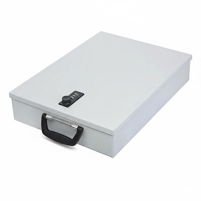 Úložný box na dokumenty se zámkem, formát A4, kov