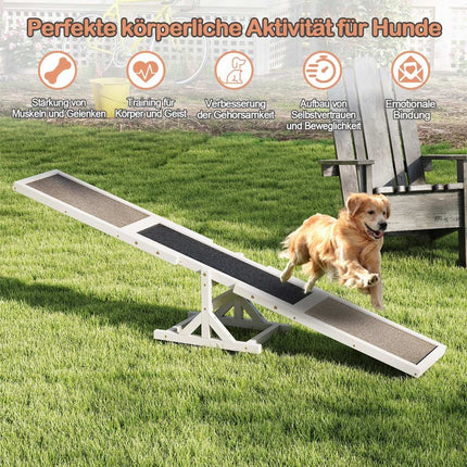 Dog Agility Seesaw – Durable Wood, Non-Slip Surface