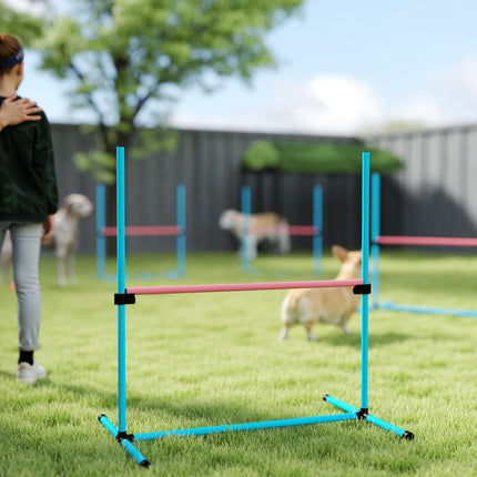 Agility sada pro psy, nastavitelné překážky s taškou