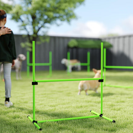 Agility sada pro psy, nastavitelné překážky s taškou