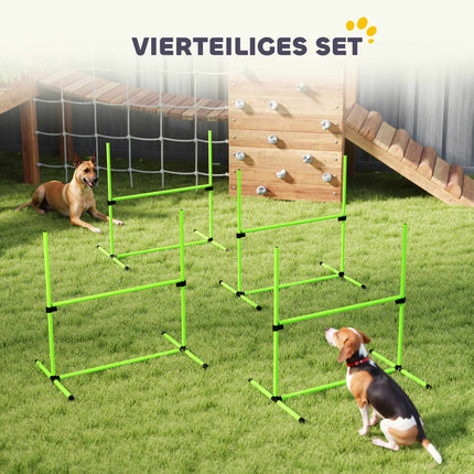 Agility sada pro psy, nastavitelné překážky s taškou