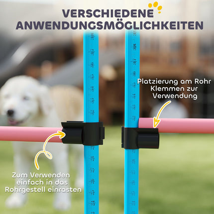Agility sada pro psy, nastavitelné překážky s taškou