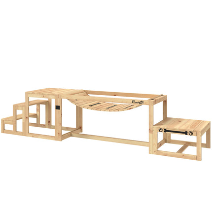 Agility sada pro velké psy - smrkové dřevo, sada 4 ks