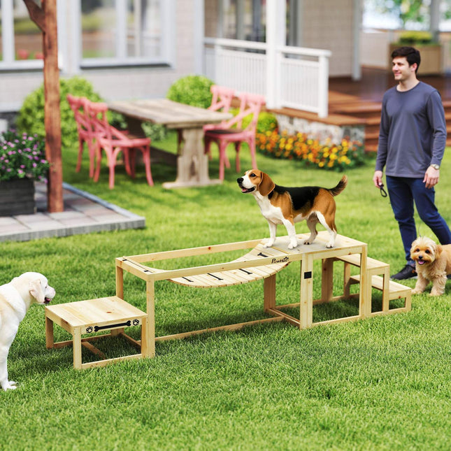 Dog Agility Set for Large Dogs - Gran Wood, Set of 4