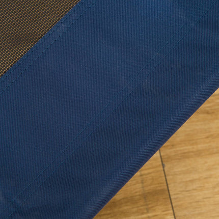Outdoor Pet Bed with Steel Frame, 600D Oxford Fabric, Blue