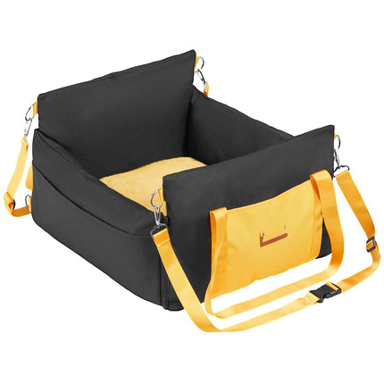 Dog Car Seat, Waterproof Booster for Small Dogs 25 lb, Black