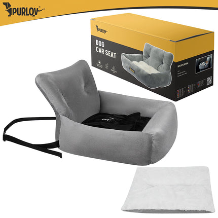 Dog Car Seat, Waterproof, L Size, 53x42x30cm, Gray