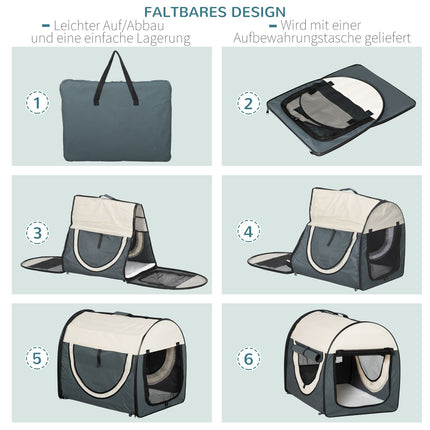 Skládací batoh na psí přepravky, voděodolný, 70x51x59 cm
