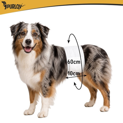 Plenky pro psy, savé, velikost ML, 12 ks, 46-60 cm