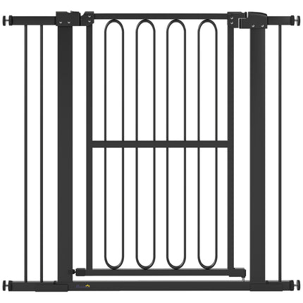 Dog Gate, 76-104 cm, No-Drill Stair Barrier