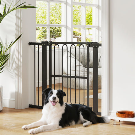 Zábrana pro psy, 76-104 cm, schodišťová zábrana bez vrtání