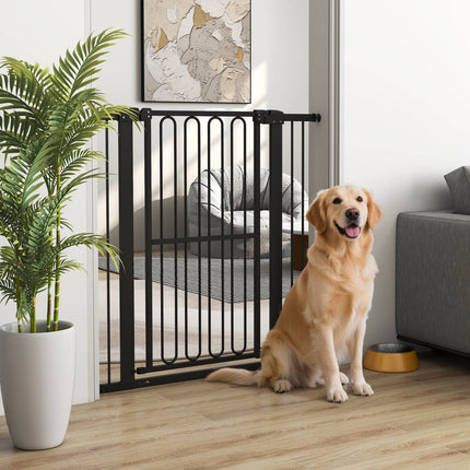Zábrana pro psy, 76-104 cm schodišťová zábrana bez vrtání