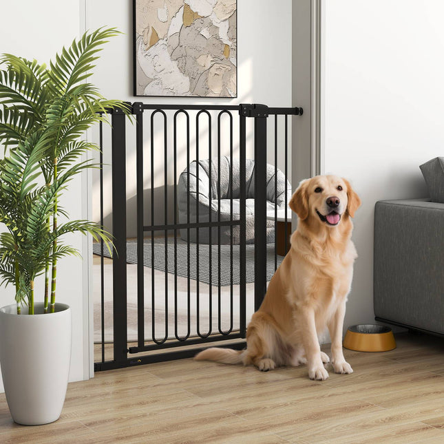 Zábrana pro psy, 76-104 cm schodišťová zábrana bez vrtání