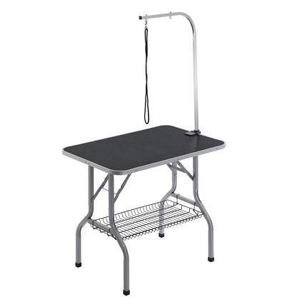Dog Grooming Table 36x24 In, Foldable, Clamp Arm, 330 lb