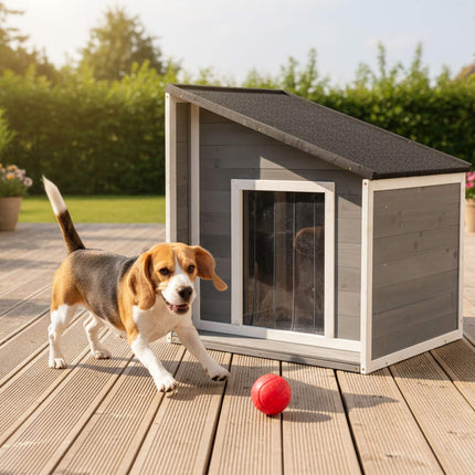 Hundehütte mit faltbarem, wetterfestem Dach