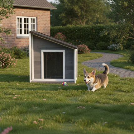 Hundehütte mit faltbarem, wetterfestem Dach