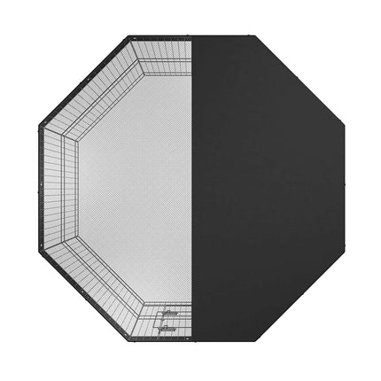 Dog Playpen, 8-Panel Foldable Metal with Top Cover, 24in