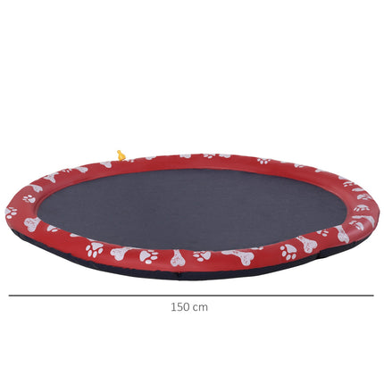 Brouzdací podložka pro psí bazén, 150 cm - protiskluzová vodní hrací podložka