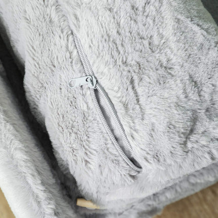 Pohovka pro psa střední s pratelným polštářem, vyvýšený design
