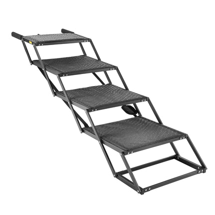 Dog Stairs For Car, 4-Step Foldable Non-Slip, 250 lb