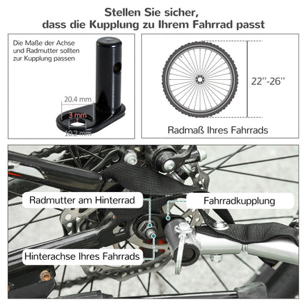 Velký psí vozík jogger, stabilní držák na kolo, zelený/šedý