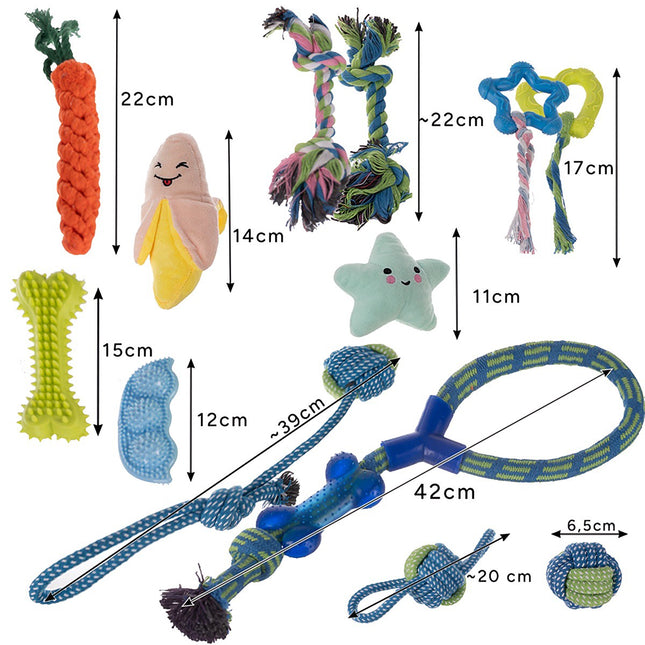 Hondenkauwspeeltje, trekspel - set 25384