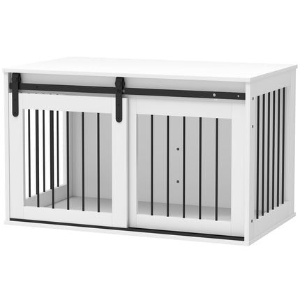Přepravka pro psy s posuvnými dvířky a ventilací, 98x58x61 cm
