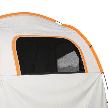 Dome tent for 6 people tailgate, 3 doors and windows, polyester