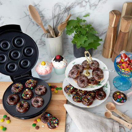 Donut maker keramický na 7 donutů 700W DM400 černý