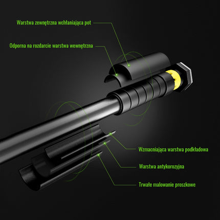 Hrazda do dveří, nastavitelná 68-100 cm, domácí fitness
