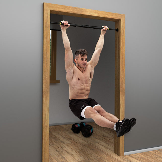 Hrazda do dveří, nastavitelná 90-130 cm, vybavení pro domácí posilování