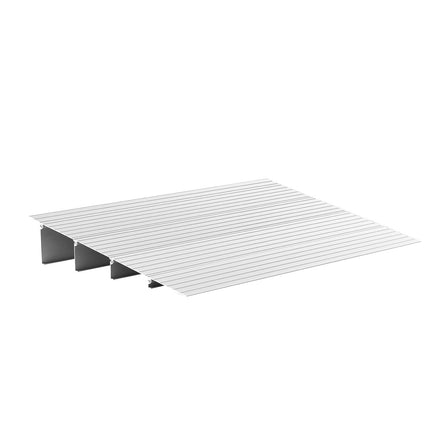 Door Threshold Ramp, 115 mm Rise, Aluminum, 800 lb