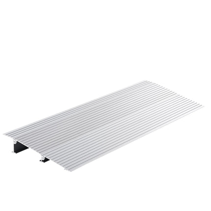 Door Threshold Ramp, 2 Inch Rise, Aluminum, 800 lb