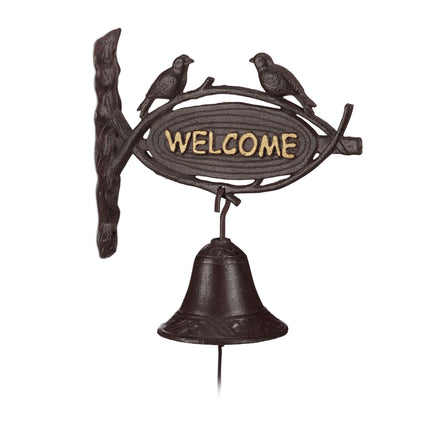 Domovní zvonek litinový WELCOME